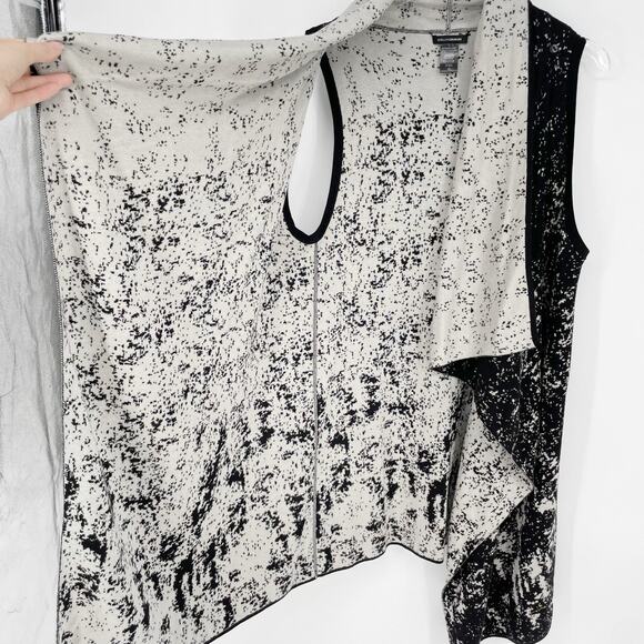 Stella Carakasi Reversible Cashmere Natural Lux Cardigan Vest Sweater Medium M - Picture 3 of 7